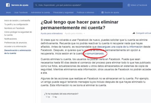 Como eliminar una cuenta de facebook de otra persona definitivamente