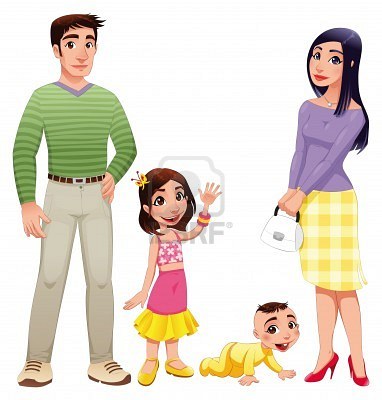 Dibujos de padres de familia en la escuela
