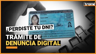 Donde denunciar perdida dni