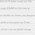 Ejercicios de caligrafia para secundaria para imprimir