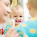 Lavado de dientes en niños