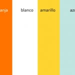 Paleta de colores naranja
