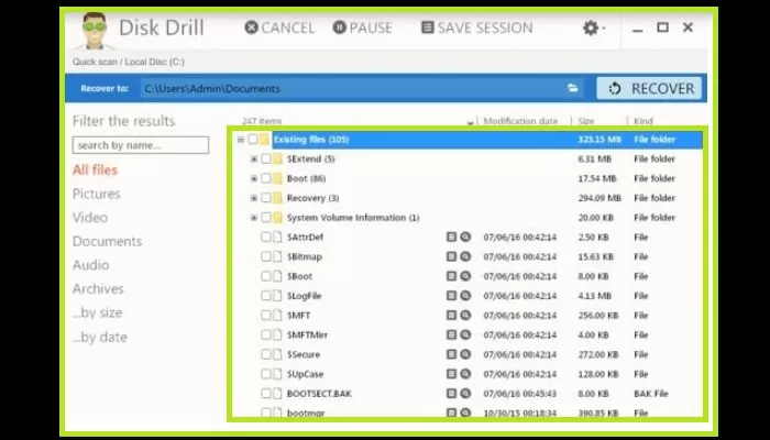 System volume information usb recuperar archivos