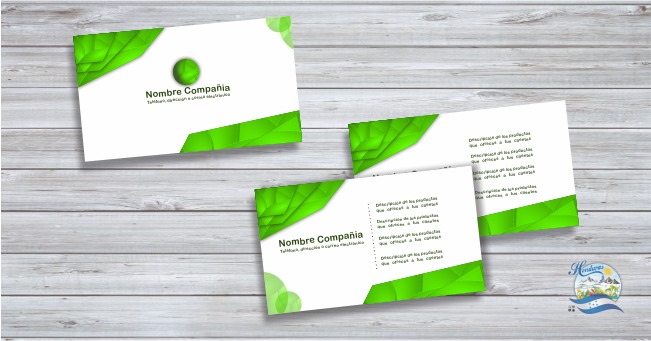 Tarjeta de presentacion de una empresa