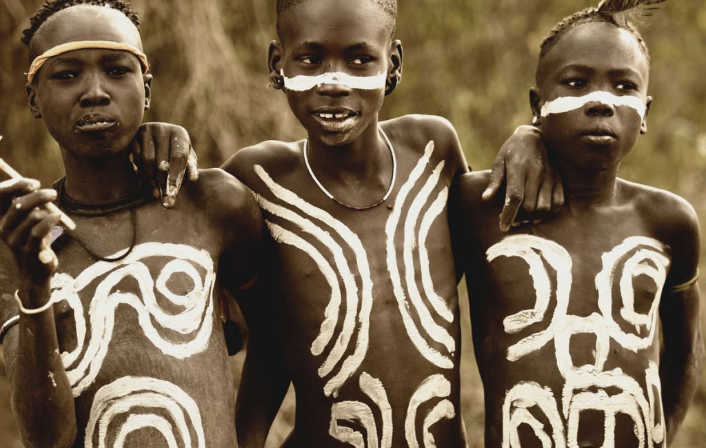 Tribus africanas para niños