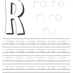 Actividades con la letra r para preescolar