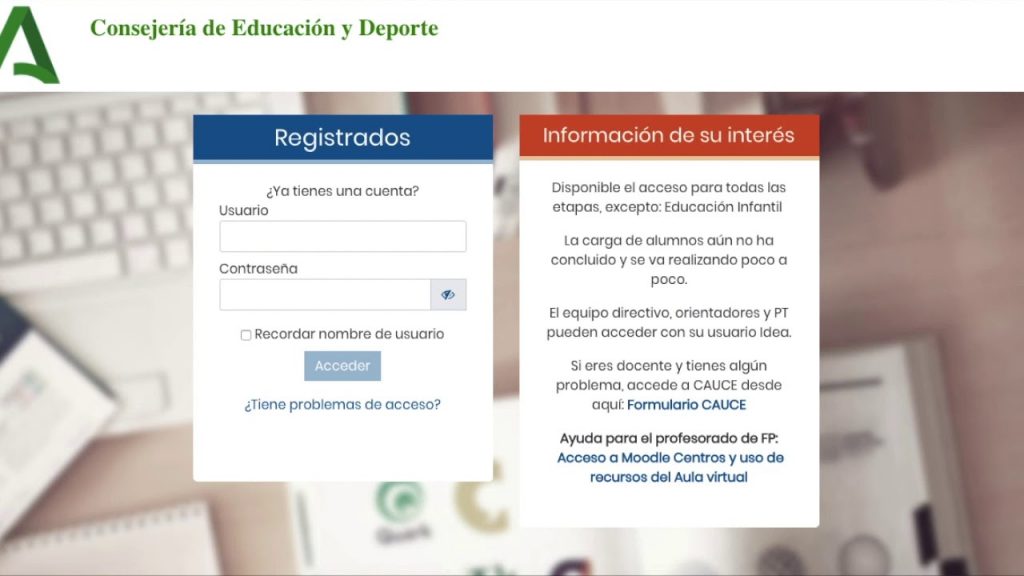 Aula virtual del profesorado junta de andalucia