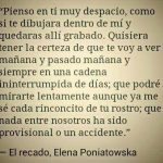 Aunque no te escriba siempre pienso en ti