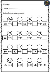 Calculo mental para niños de primer grado