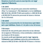 Certificado de renta emitido por la agencia tributaria
