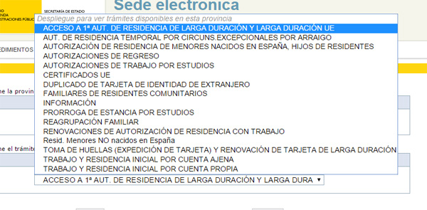 Cita previa informacion extranjeria