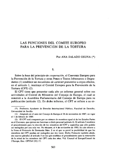 Comité europeo para la prevención de la tortura