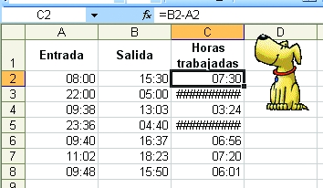 Como hacer restas en excel