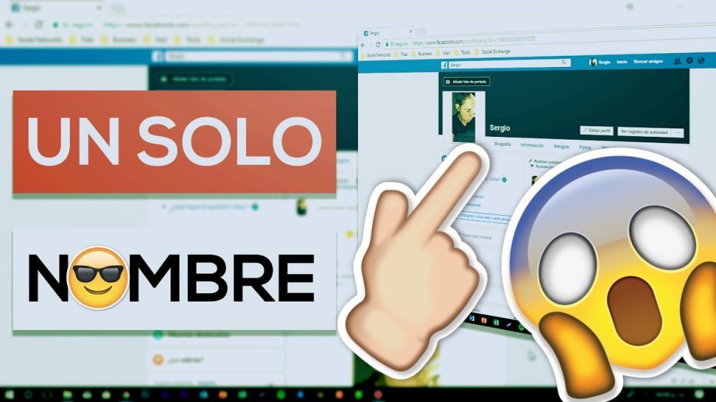 Como poner un solo nombre en facebook