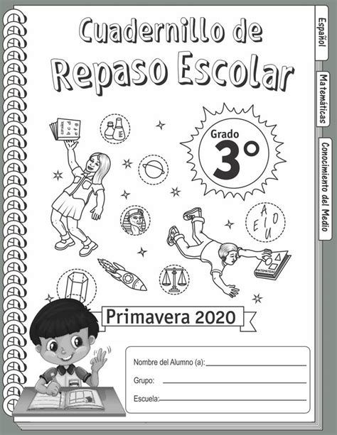 Cuaderno de repaso segundo grado