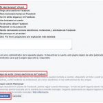 Dar de baja facebook