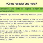 Ejemplos de metas