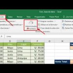 Excel base de datos