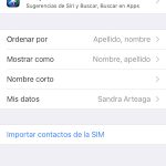 Exportar contactos de iphone