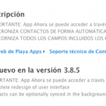 Guardar contactos en google