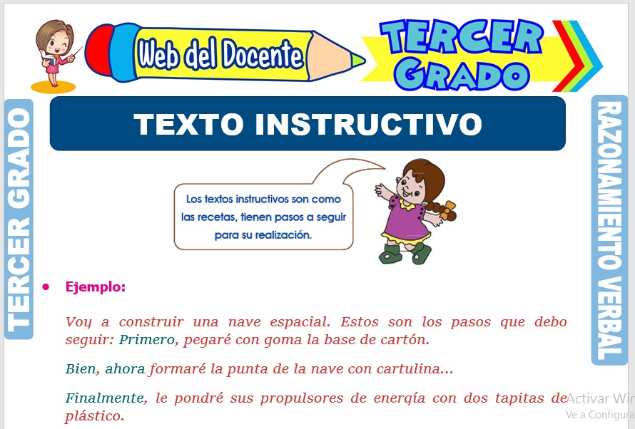 Lectura para seguir instrucciones