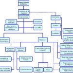 Organigrama horizontal de una empresa