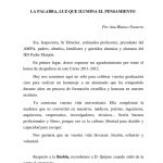 Palabras de agradecimiento y despedida a un profesor