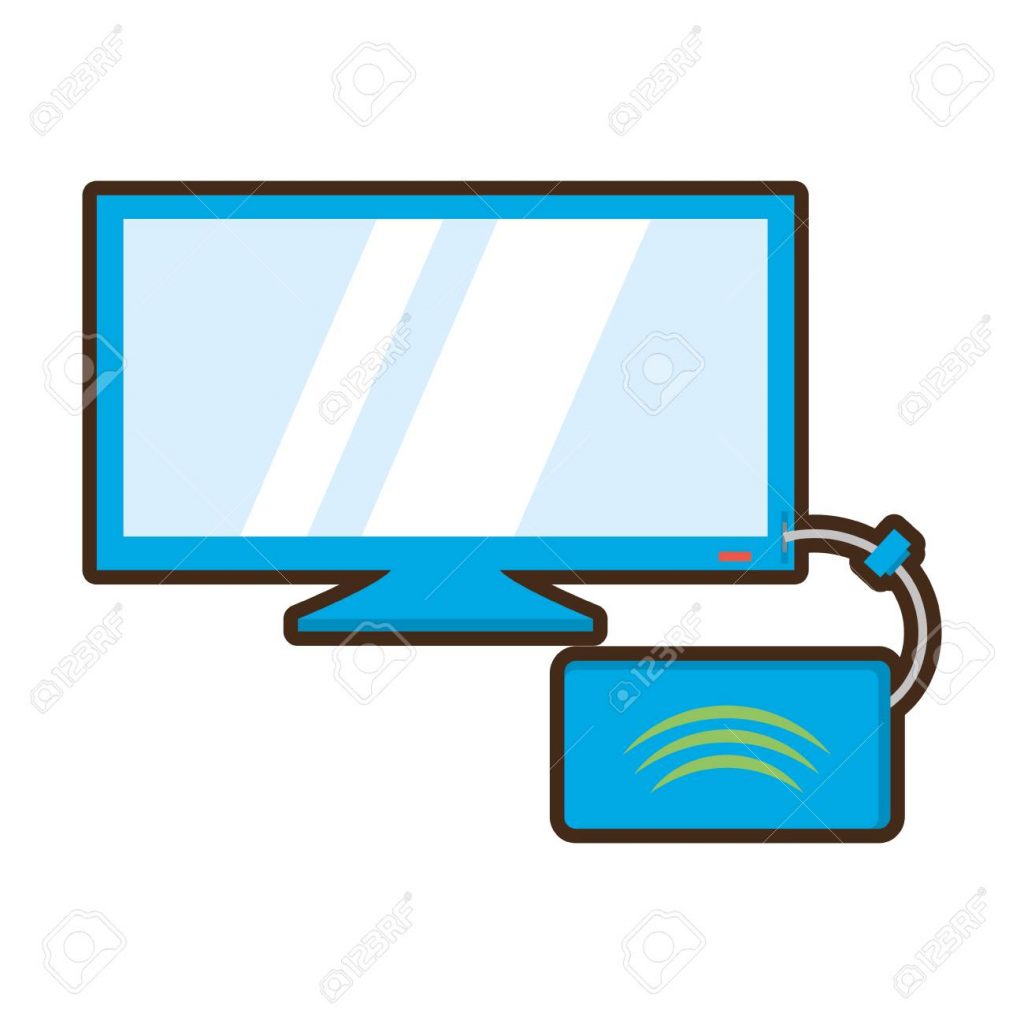 Pantalla de computadora animada