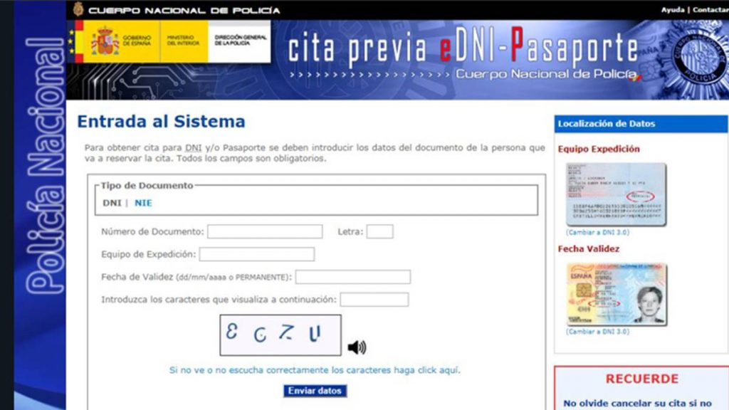 Que hace falta para renovar el dni