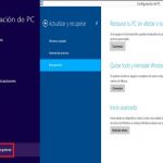 Restaurar windows 8 de fabrica desde arranque
