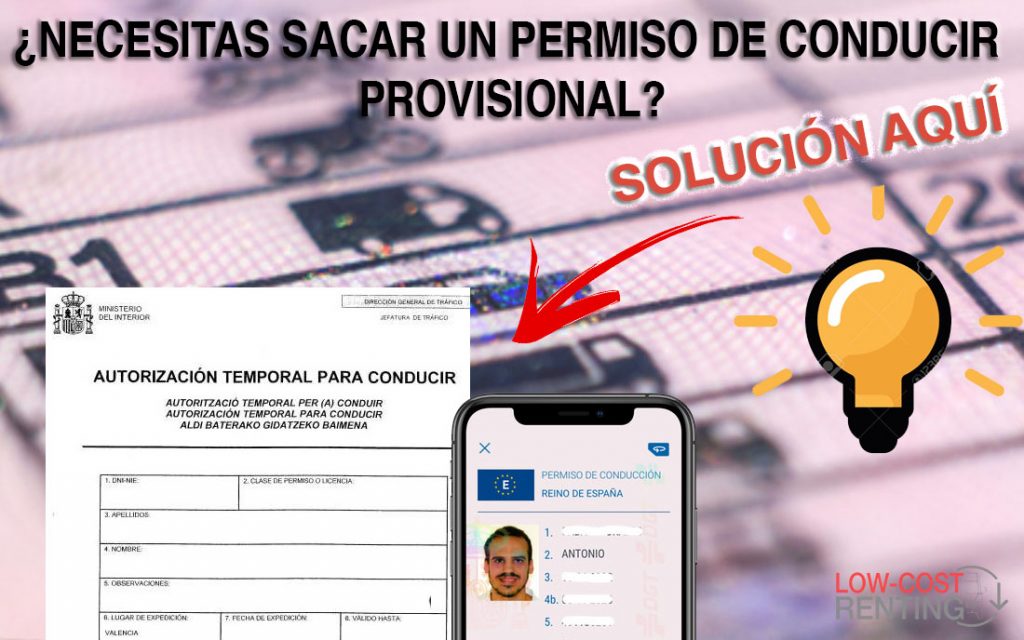 Solicitar carnet provisional trafico