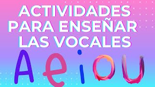 Actividad de las vocales para preescolar