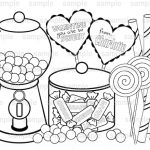 Bolsa de dulces para colorear