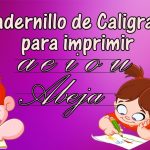 Caligrafia para niños de 7 a 8 años pdf