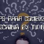 Como empezar a escribir un blog