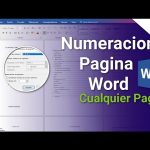 Como enumerar paginas en word 2016 desde la pagina que quieras