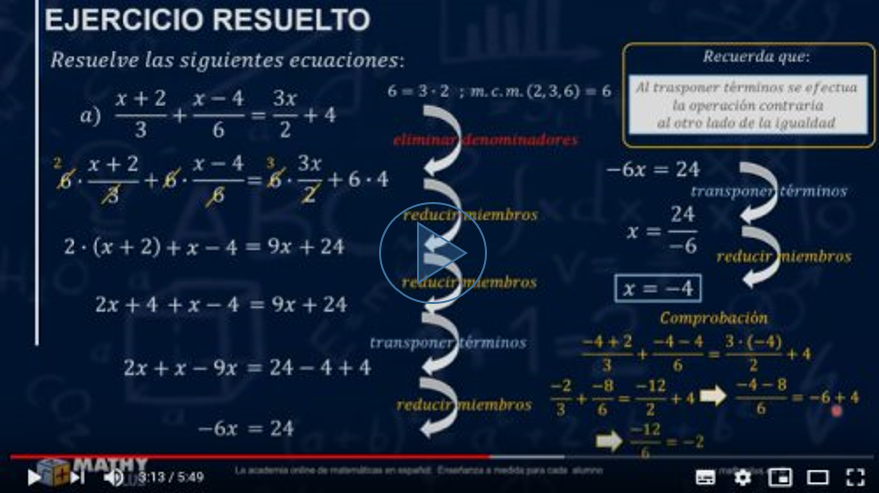 Como hacer las ecuaciones