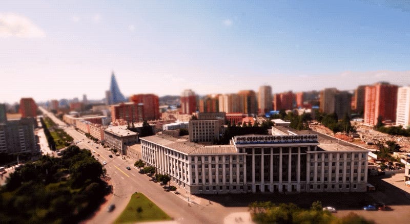 Corea del norte paisaje