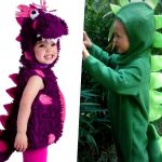 Disfraz de dinosaurio para niño