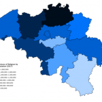 Mapa politico de belgica