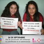Mensaje para prevenir el embarazo en adolescentes