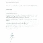 Modelo carta formal españa