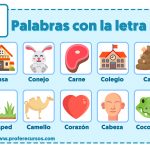 Palabras con c para niños