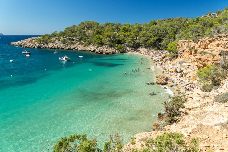 Playa cala salada ibiza