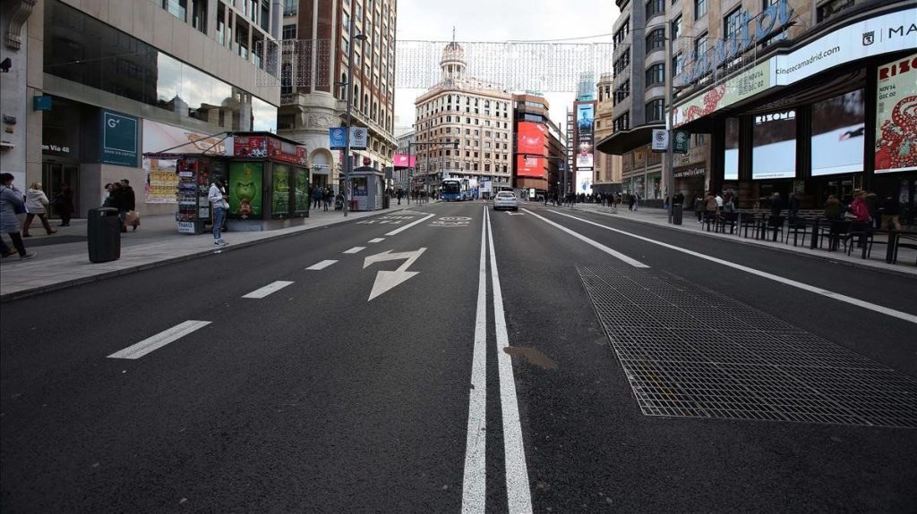 Se puede circular por la gran via de madrid hoy