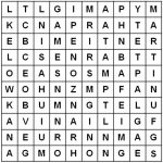 Sopa de letras español secundaria