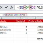 Formula para dividir en excel