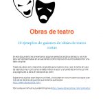 Obras cortas de comedia