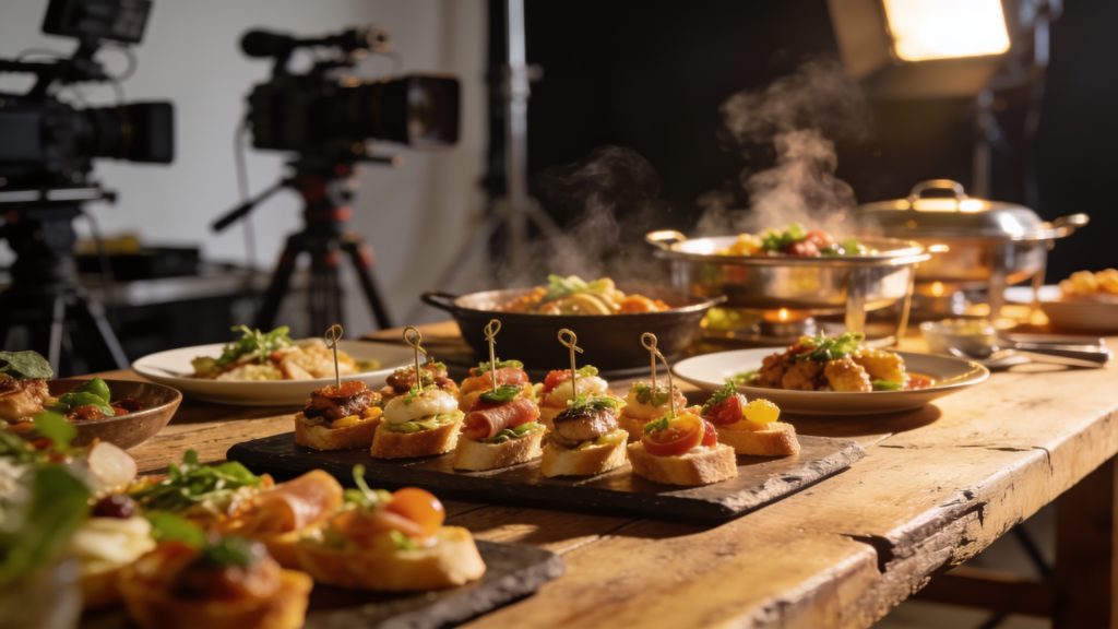 El catering que no aparece en los créditos: cómo la comida condiciona el ritmo, la energía y la logística de un rodaje audiovisual